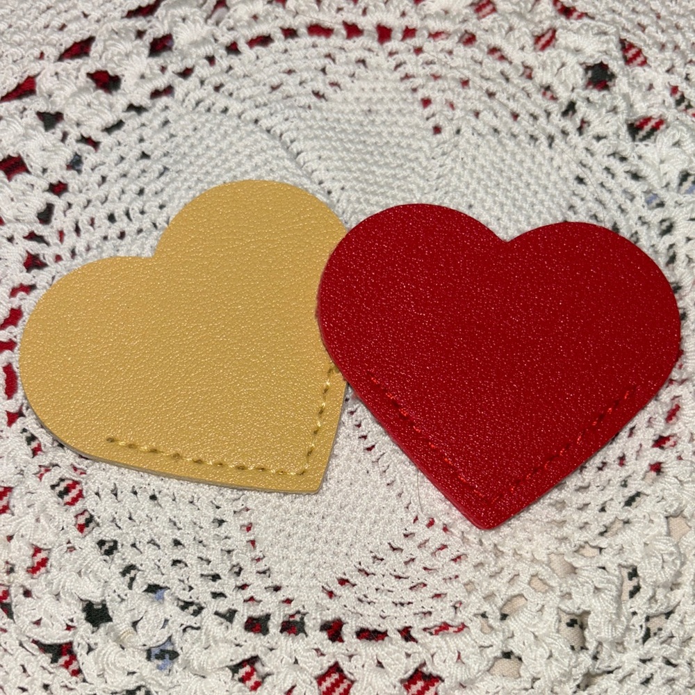 Heart-Shaped Corner Bookmarks